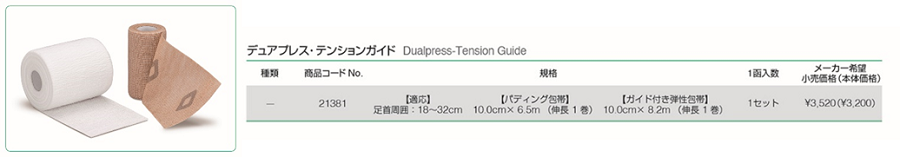 デュアプレス・テンションガイド商品概要