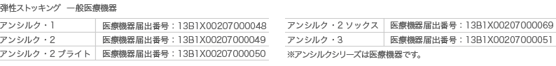 弾性ストッキング 一般医療機器